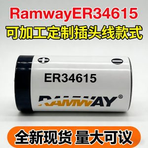 睿奕ER34615流量计电池D型1号 3.6V水表电池物联网仪器仪表锂电池
