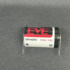 EVE_亿纬ER14250带焊脚 3.6V锂亚电池 ETC电子标签 PLC编程器仪器仪表