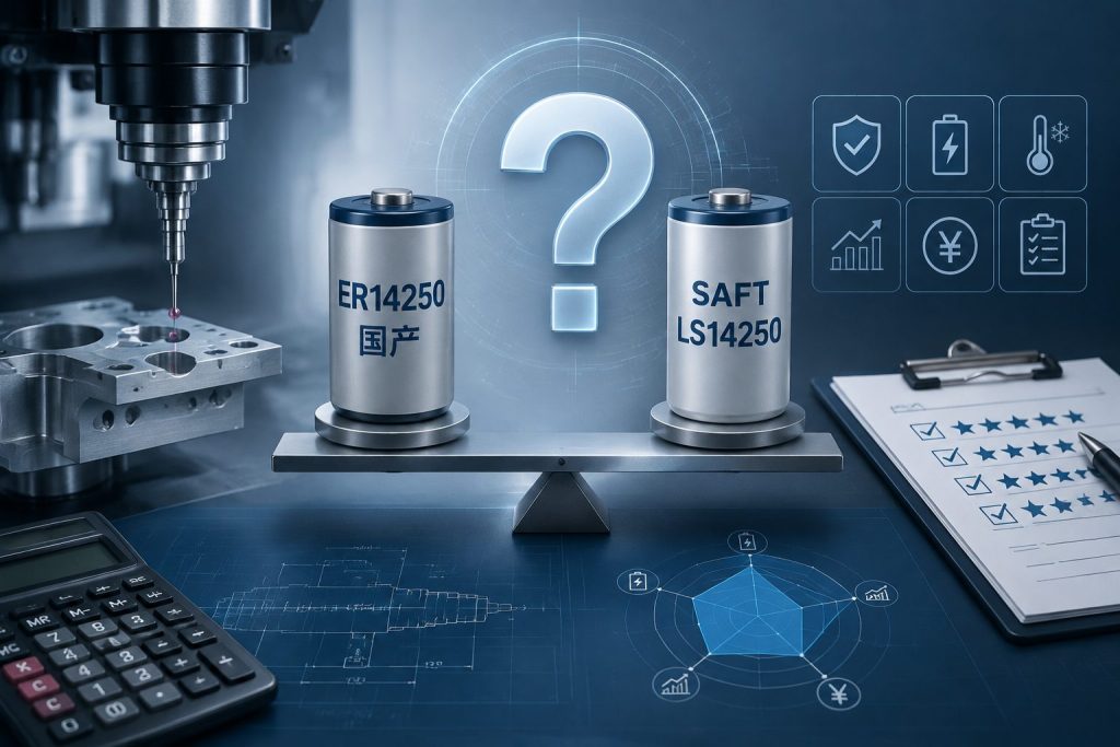 国产 ER14250 能否替代 SAFT LS14250？CNC采购视角下的测头电池替代评估