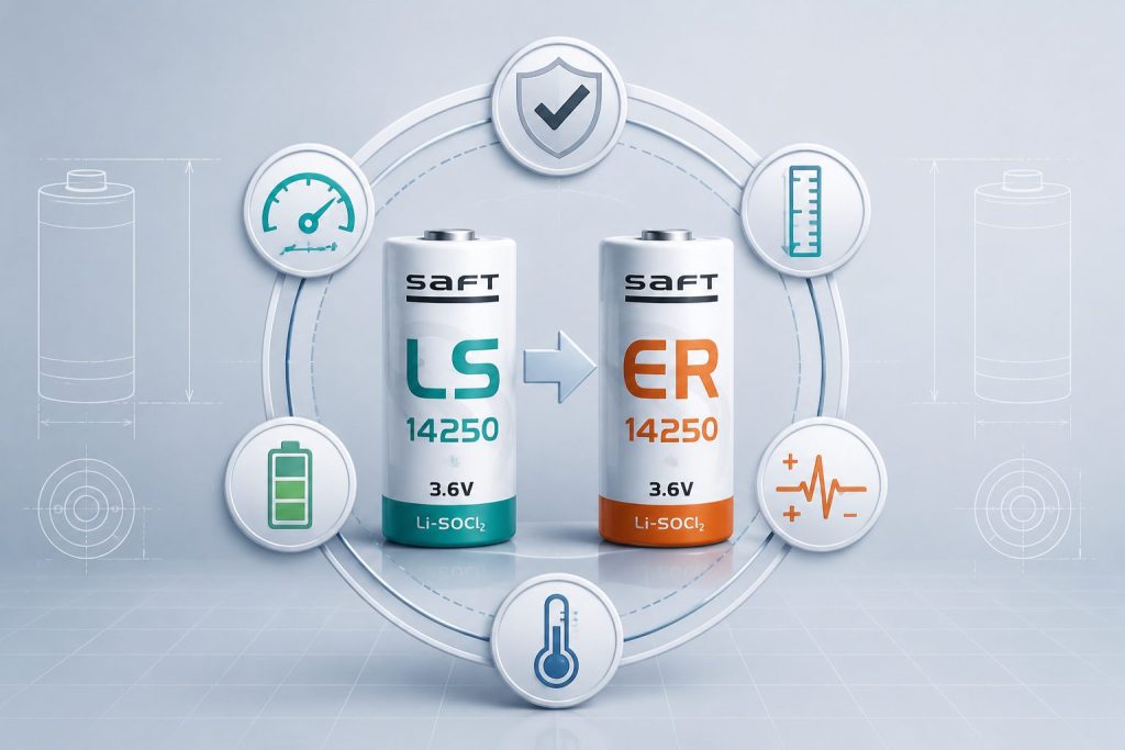 Saft LS14250 与 ER14250 替代前必须确认的 5 个参数